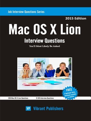 cover image of Mac OS X Lion Interview Questions You'll Most Likely Be Asked